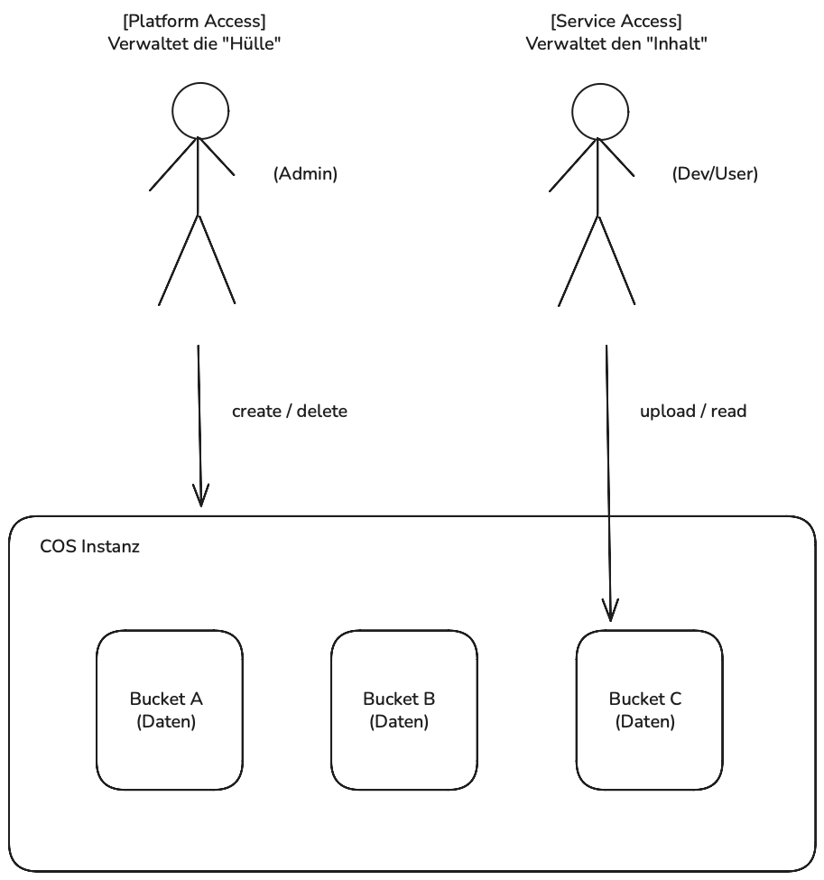 Platform vs Service Access Diagram
